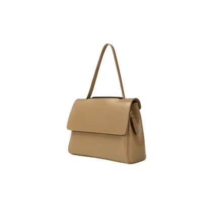 Structured Maroon Tote Bag