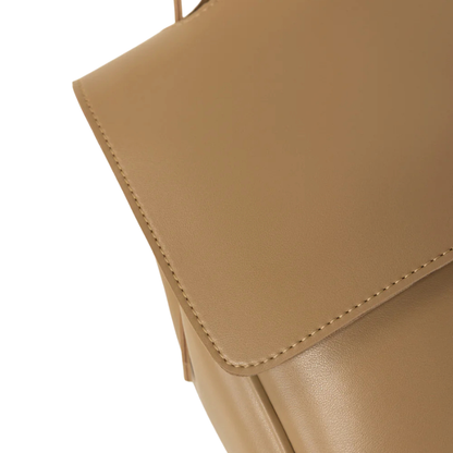 Structured Maroon Tote Bag